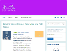 Tablet Screenshot of dancingvoice.com